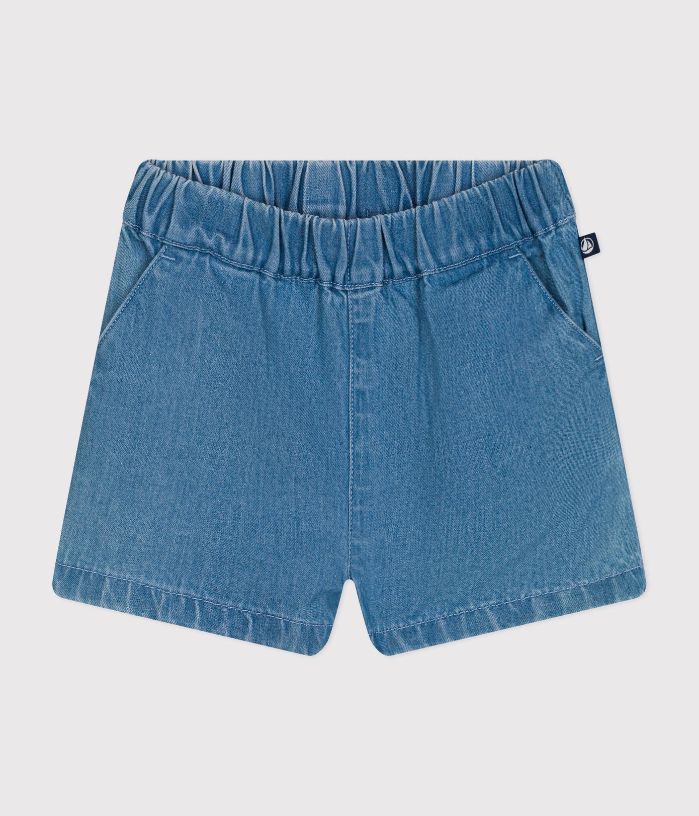 BABIES' LIGHT DENIM SHORTS BABIES' LIGHT DENIM SHORTS