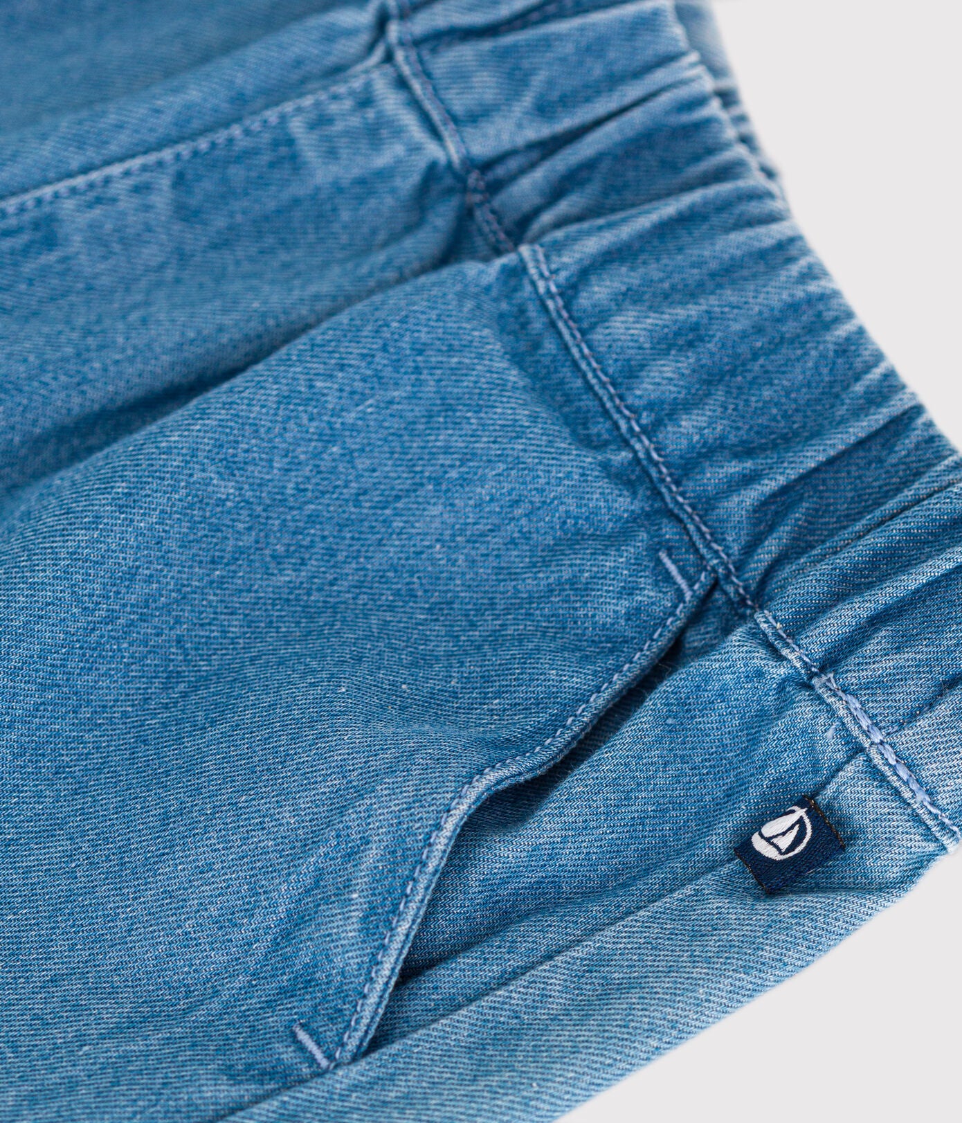 BABIES' LIGHT DENIM SHORTS BABIES' LIGHT DENIM SHORTS
