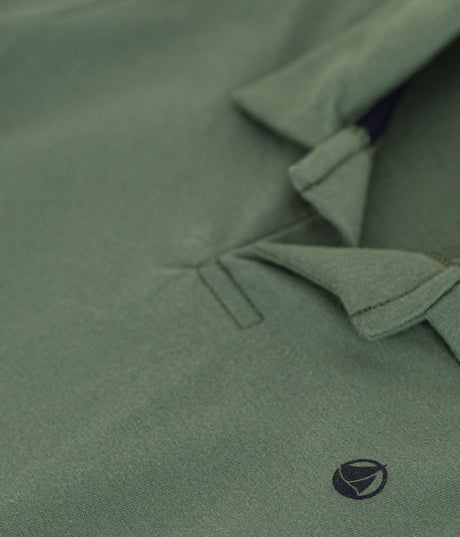 BOYS' SHORT-SLEEVED COTTON POLO SHIRT