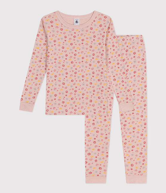 CHILDREN'S PYJAMAS IN FLORAL PRINT COTTON