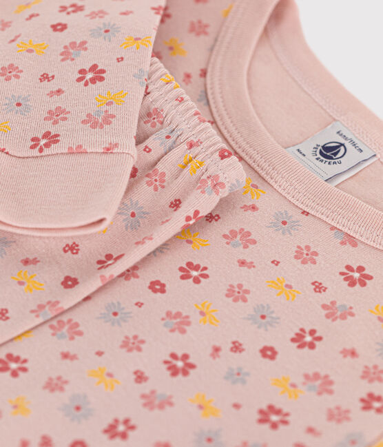 CHILDREN'S PYJAMAS IN FLORAL PRINT COTTON
