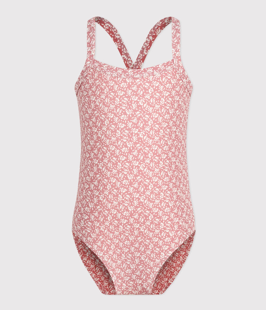 GIRLS' ONE-PIECE PRINTED SWIMSUIT
