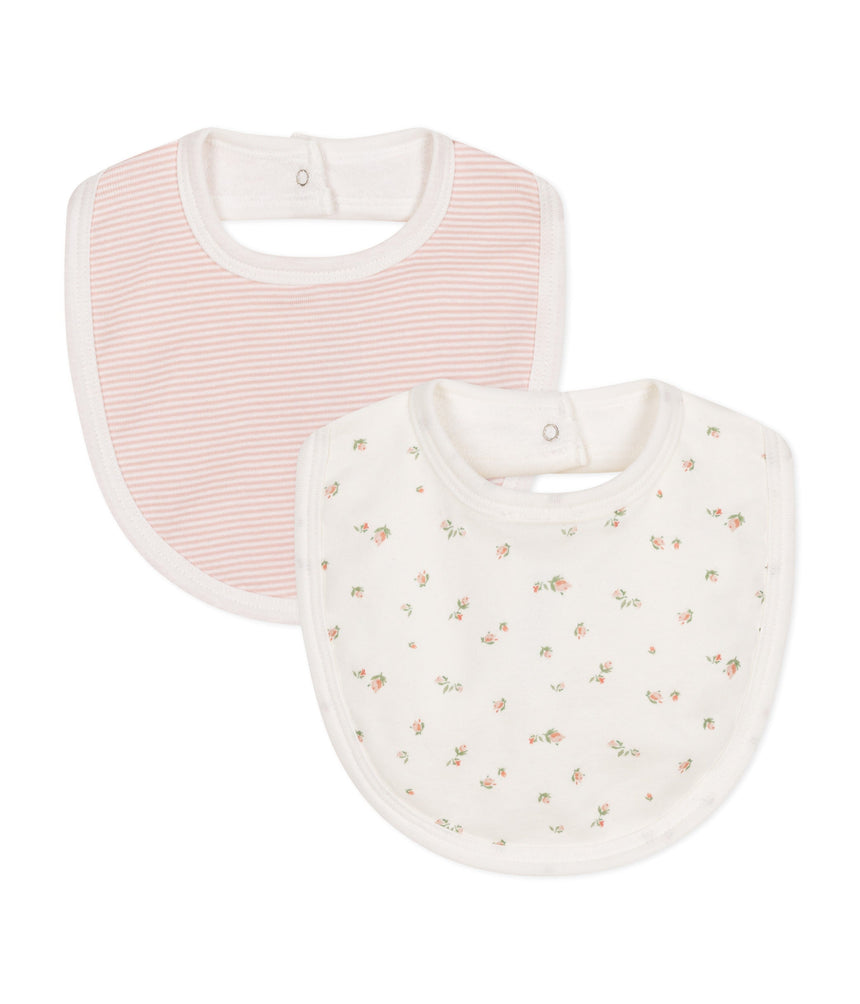 BABIES' COTTON BIBS - 2-PACK