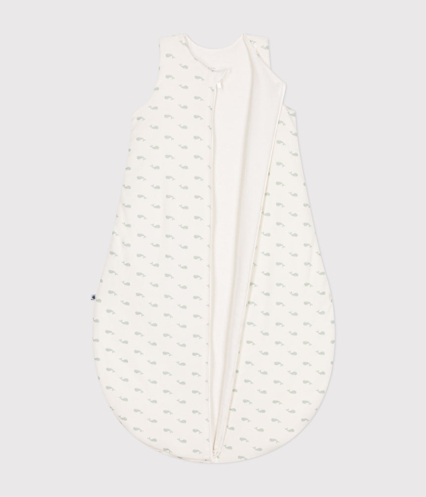 Babies' whale print corduroy 3 TOG sleeping bag