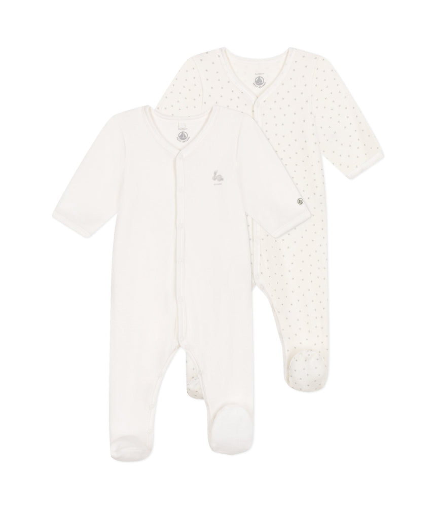 BABIES' VELOUR PYJAMAS - 2-PACK