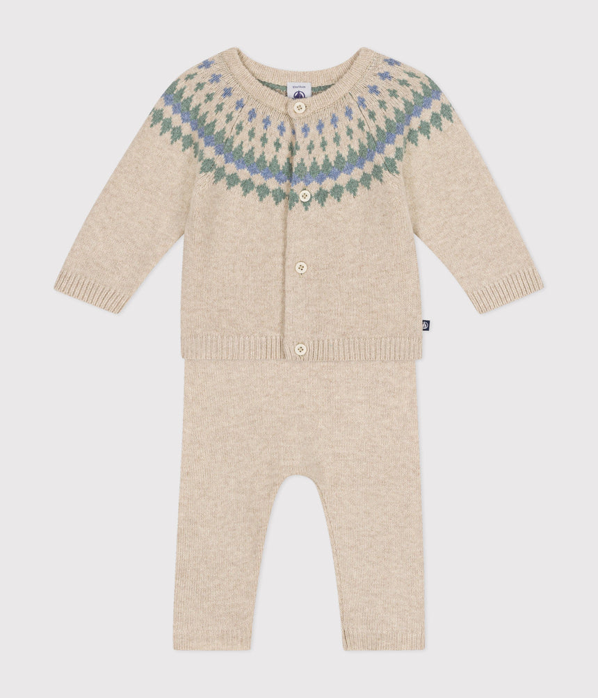 BABIES' 2-PIECE KNITWEAR SET