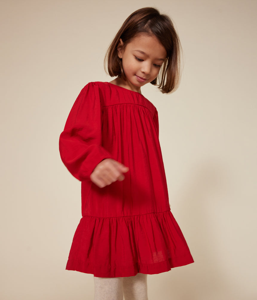 LITTLE GIRLS' LONG-SLEEVED DRESS