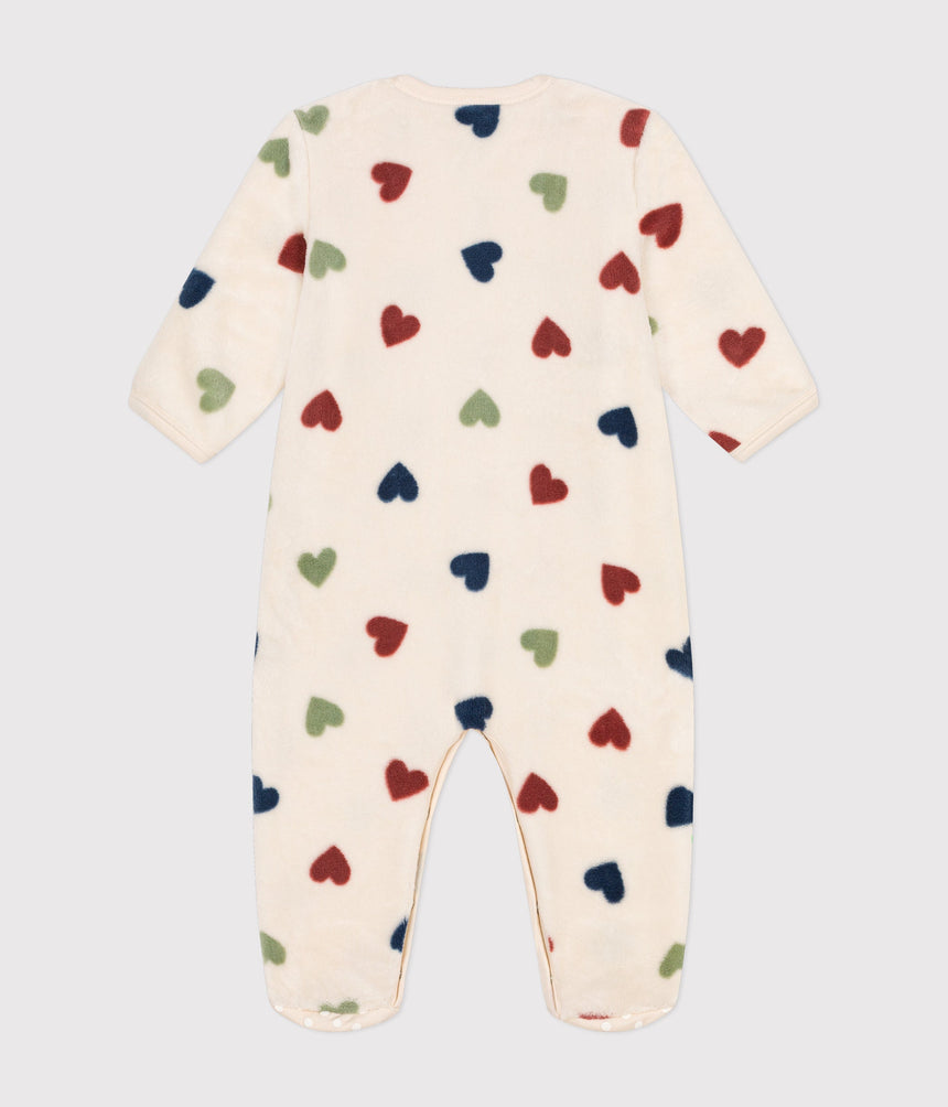 BABIES' FLEECE ONESIE