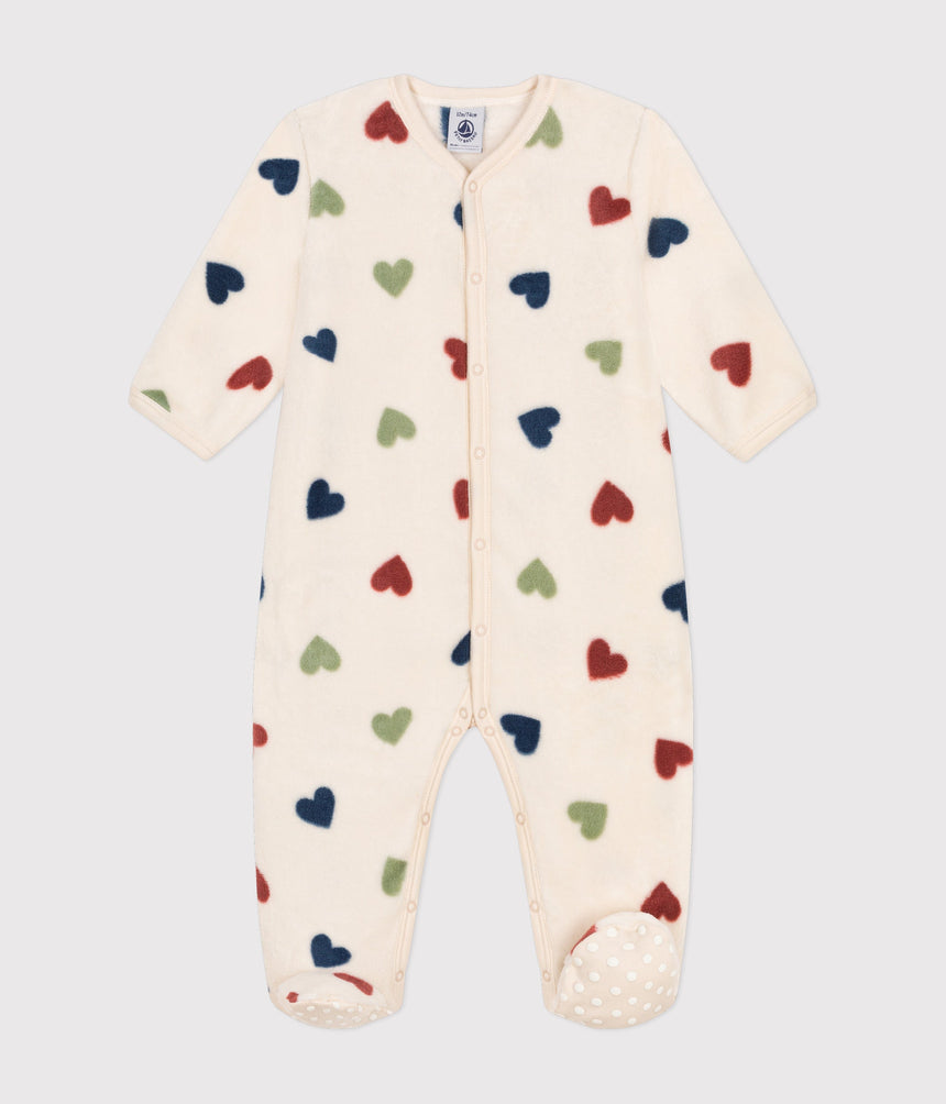 BABIES' FLEECE ONESIE