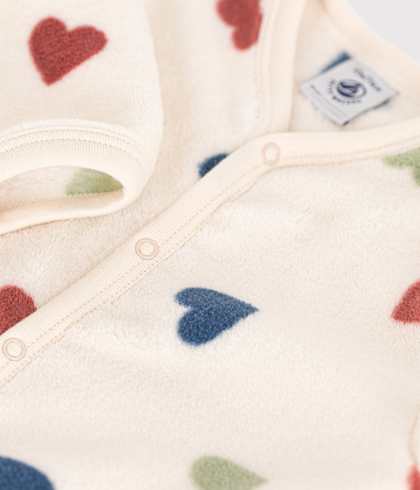 BABIES' FLEECE ONESIE