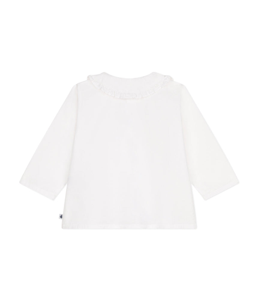 BABIES' COTTON PIQUE BLOUSE