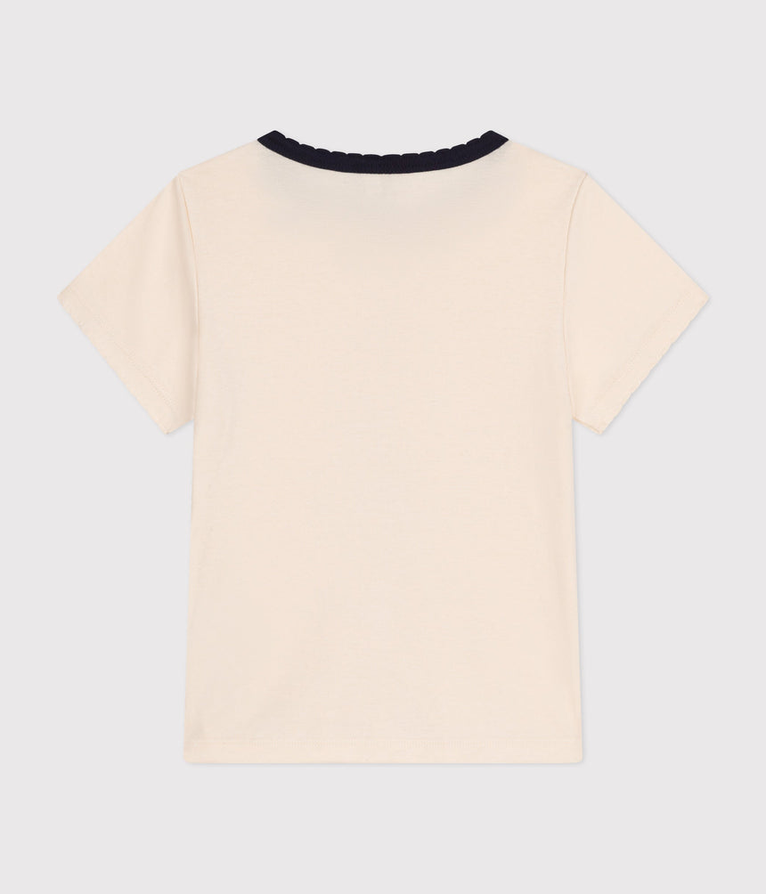 GIRLS SHORT-SLEEVED COTTON T-SHIRT