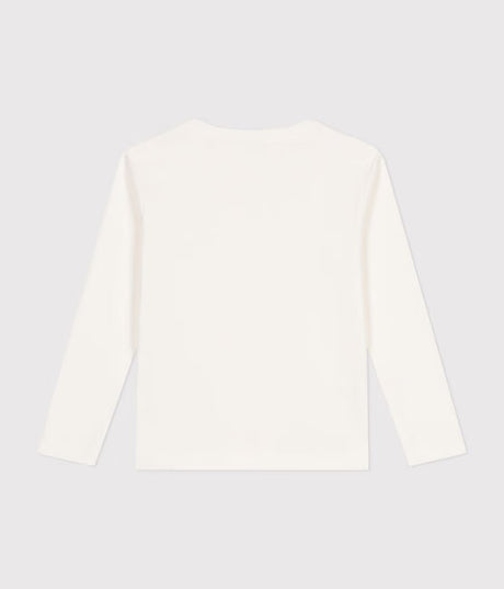 LONG-SLEEVED RIBBED T-SHIRT FOR GIRLS AND BOYS