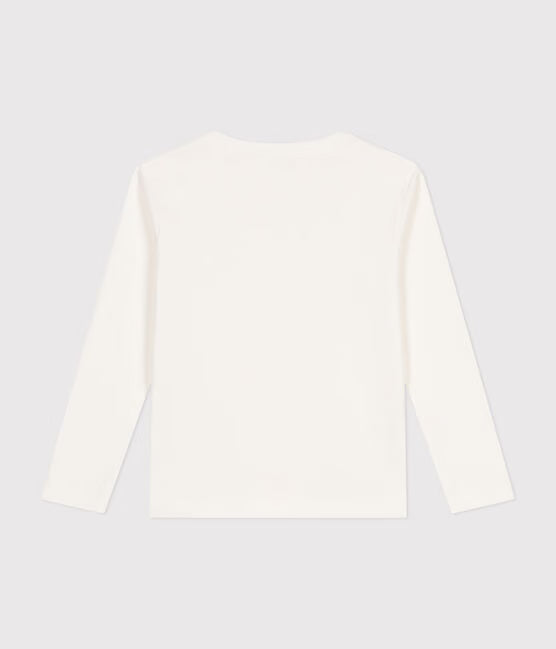 LONG-SLEEVED RIBBED T-SHIRT FOR GIRLS AND BOYS