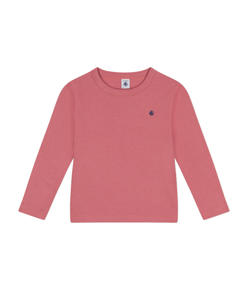 CHILDREN'S LONG-SLEEVED RIB KNIT UNISEX T-SHIRT