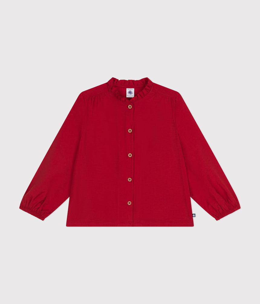 GIRLS' LONG SLEEVED BLOUSE