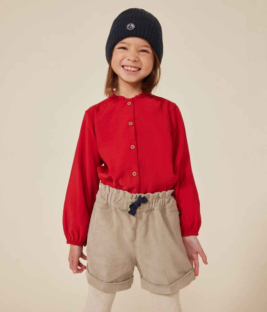 GIRLS' LONG SLEEVED BLOUSE