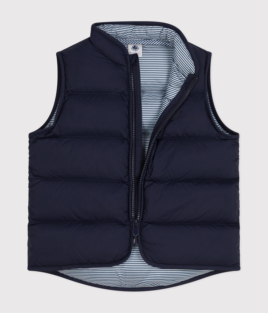 CHILDREN'S SLEEVELESS QUILTED PADDED JACKET