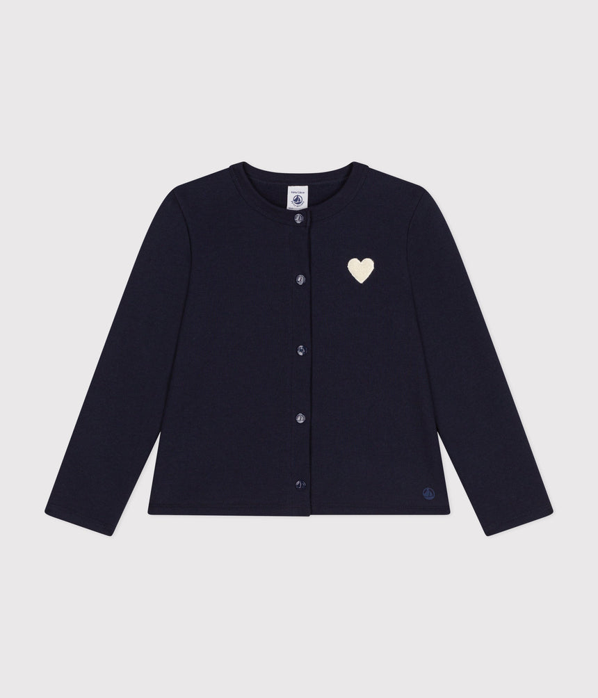 GIRLS' FLEECE CARDIGAN