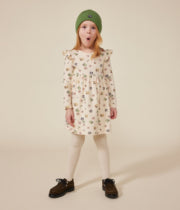 GIRLS' LONG-SLEEVED TUBE KNIT DRESS