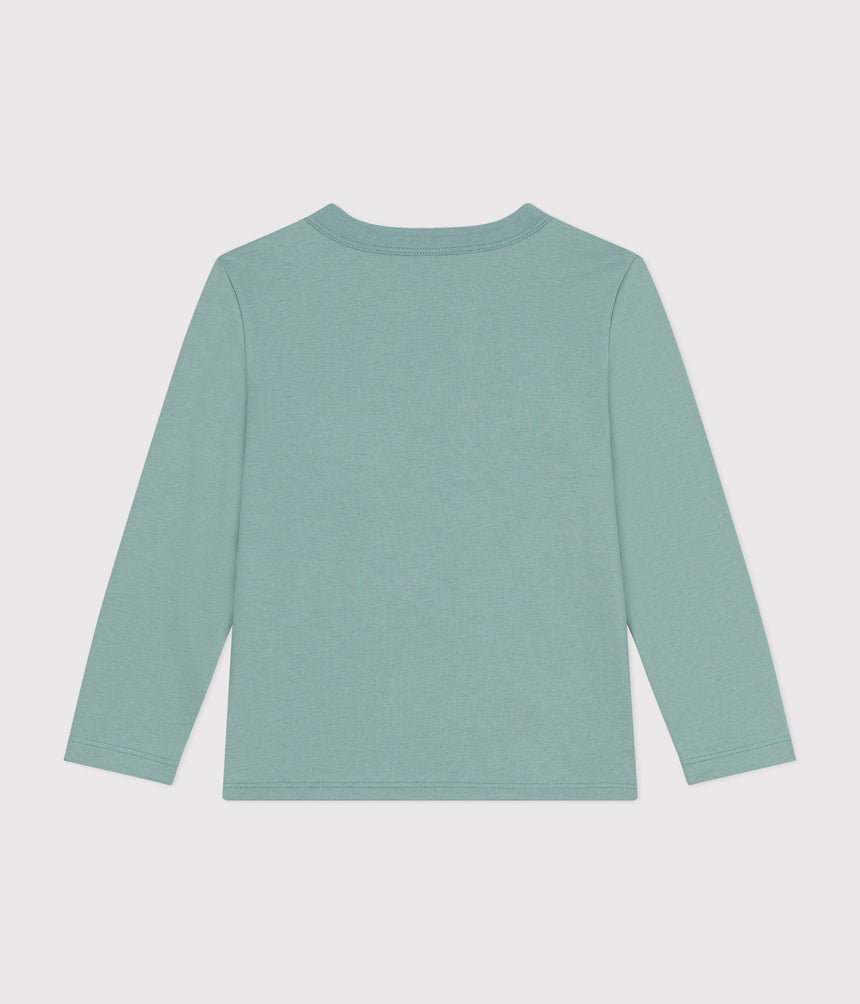 BOYS' LONG-SLEEVED FINE JERSEY T-SHIRT