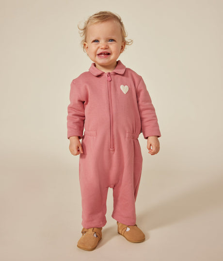 BABIES' FLEECE JUMPSUIT