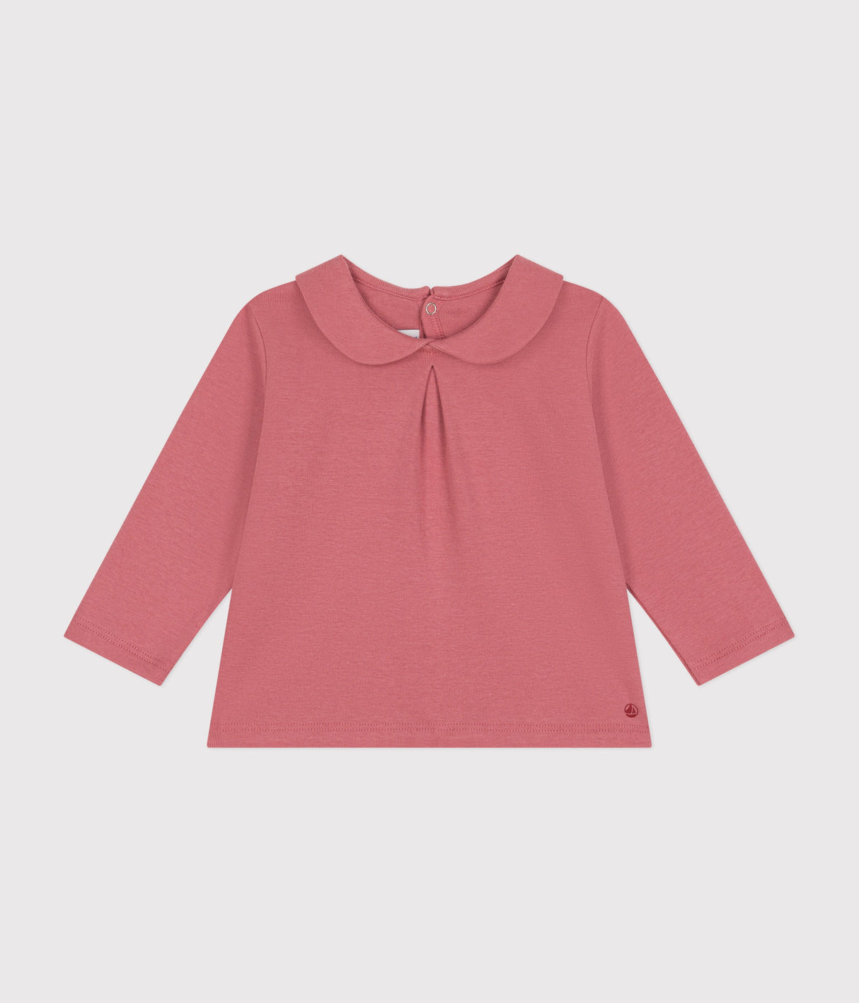 BABIES' COTTON BLOUSE WITH A COLLAR