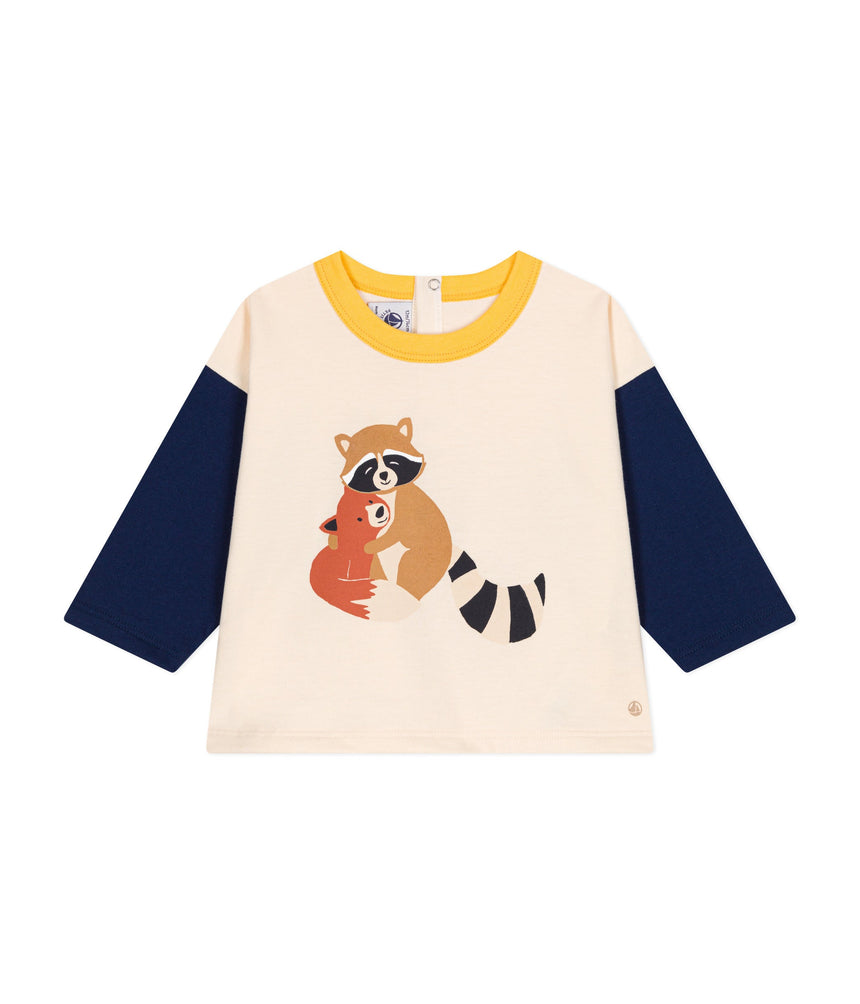 BABIES' LONG-SLEEVED FINE JERSEY T-SHIRT