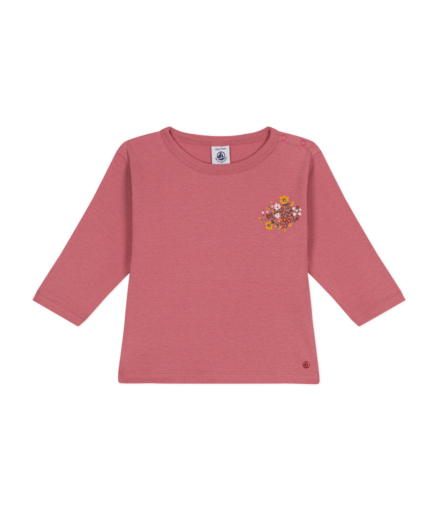 BABIES' LONG-SLEEVED COTTON T-SHIRT