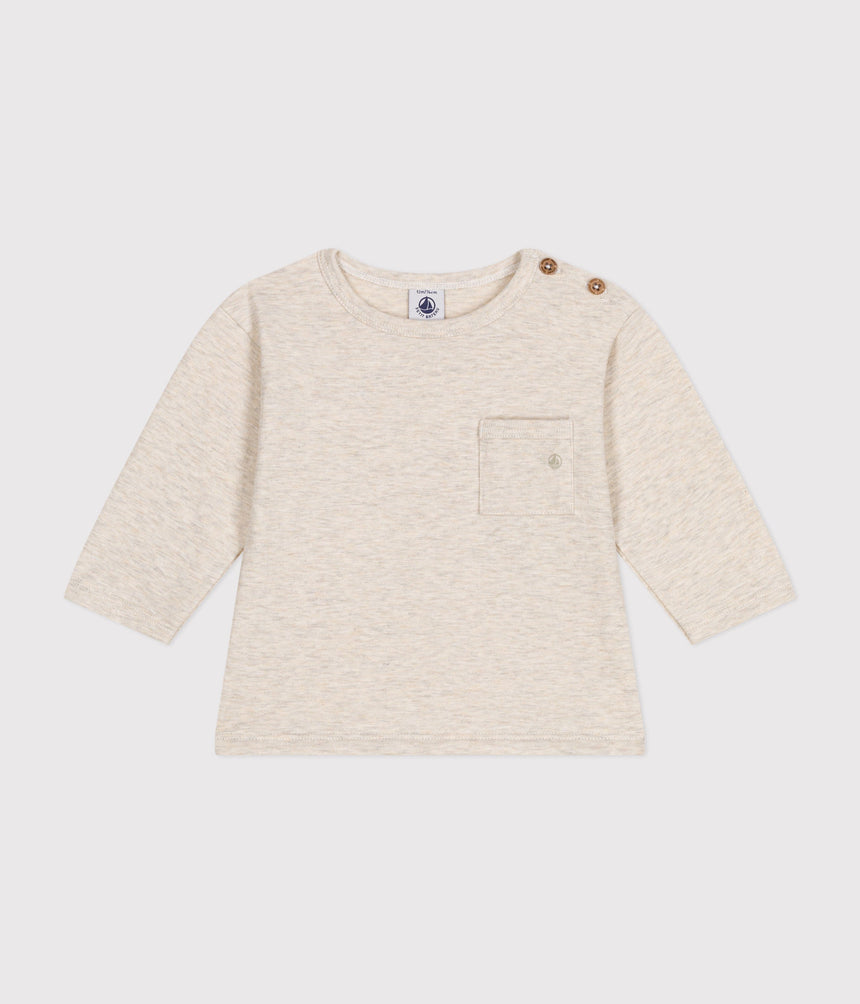 BABIES' LONG-SLEEVED FINE JERSEY T-SHIRT