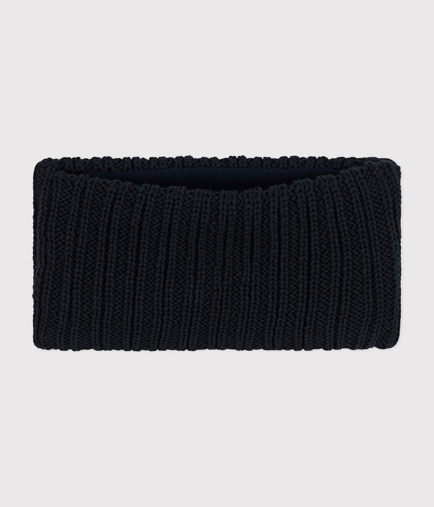BABIES FLEECE-LINED KNITTED SNOOD