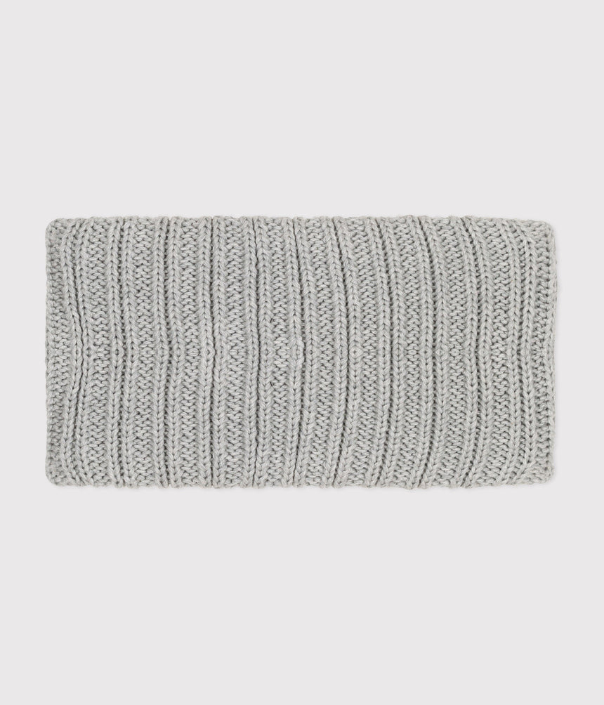 BABIES' FLEECE-LINED KNITTED SNOOD