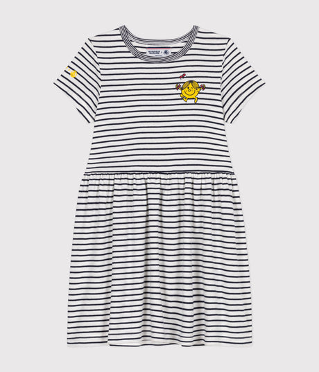 GIRLS' COTTON MR. MEN AND LITTLE MISS DRESS