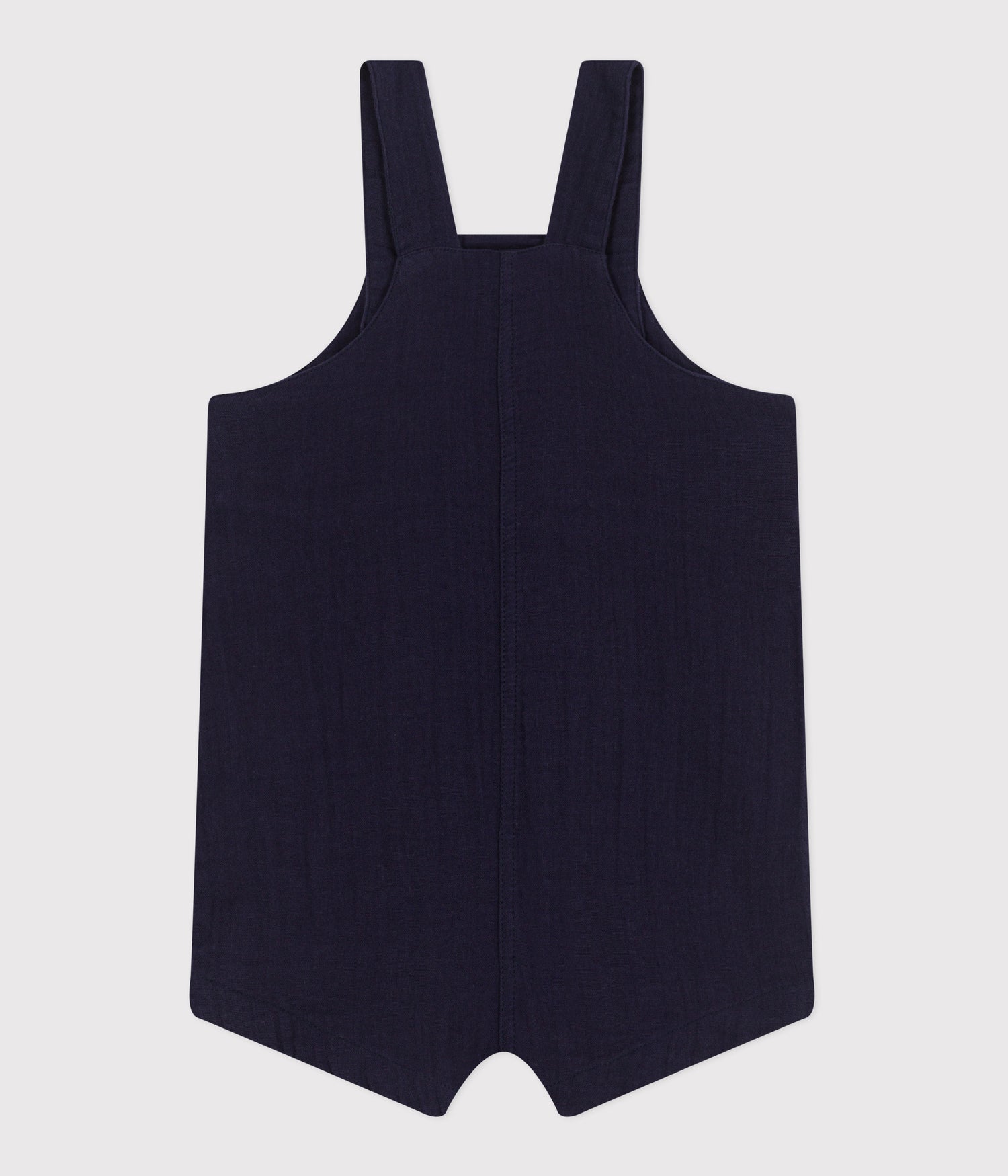 BABIES' SHORT-LEGGED PLAIN COTTON GAUZA DUNGAREES BABIES' SHORT-LEGGED PLAIN COTTON GAUZA DUNGAREES