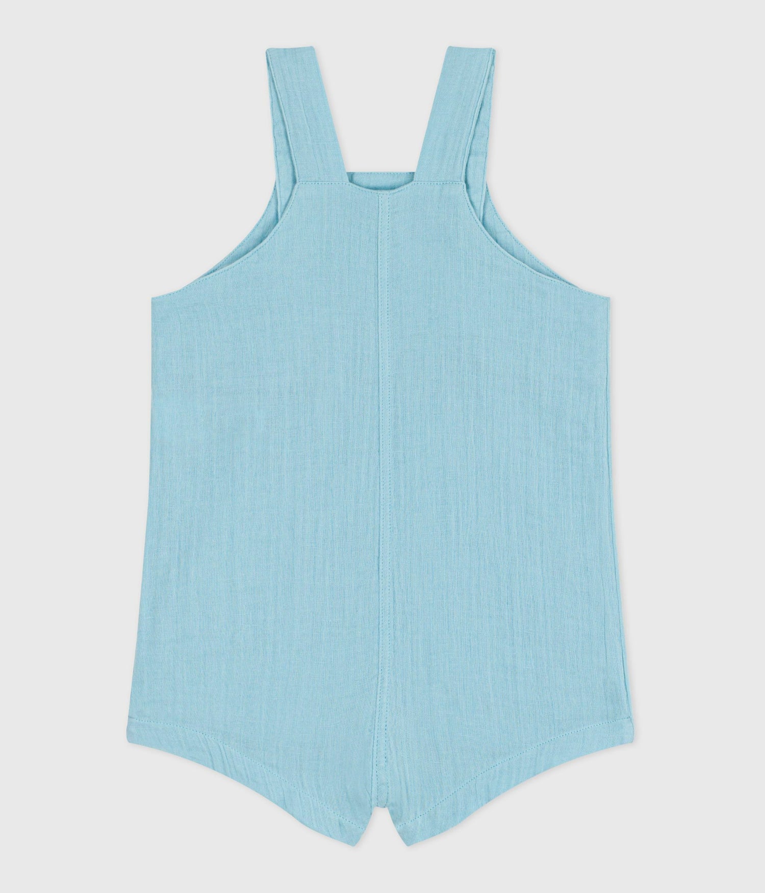 BABIES SHORT-LEGGED PLAIN COTTON GAUZE DUNGAREES BABIES SHORT-LEGGED PLAIN COTTON GAUZE DUNGAREES