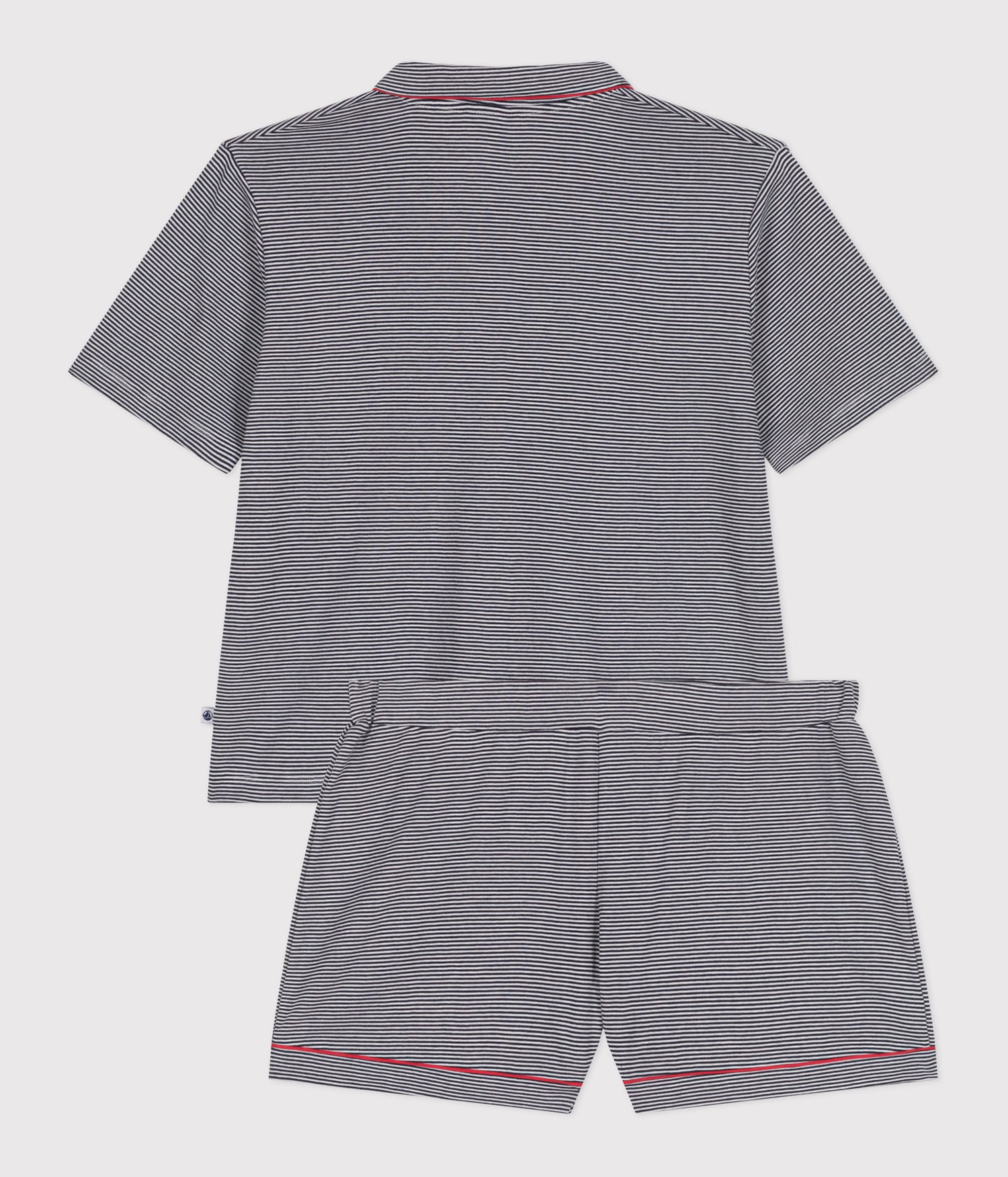 WOMENS SHORT-STRIPY COTTON BUTTONED PYJAMAS WOMENS SHORT-STRIPY COTTON BUTTONED PYJAMAS