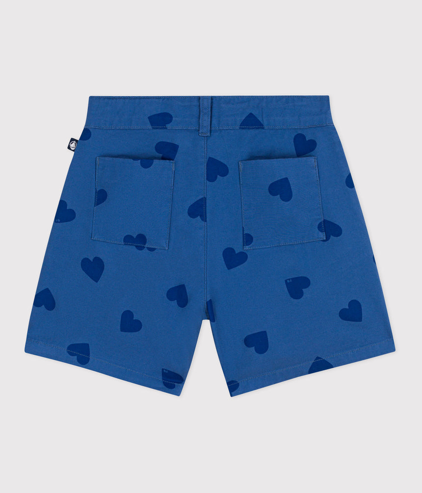 CHILDRENS HEARTS-PETTRENED COTTON SHORTS