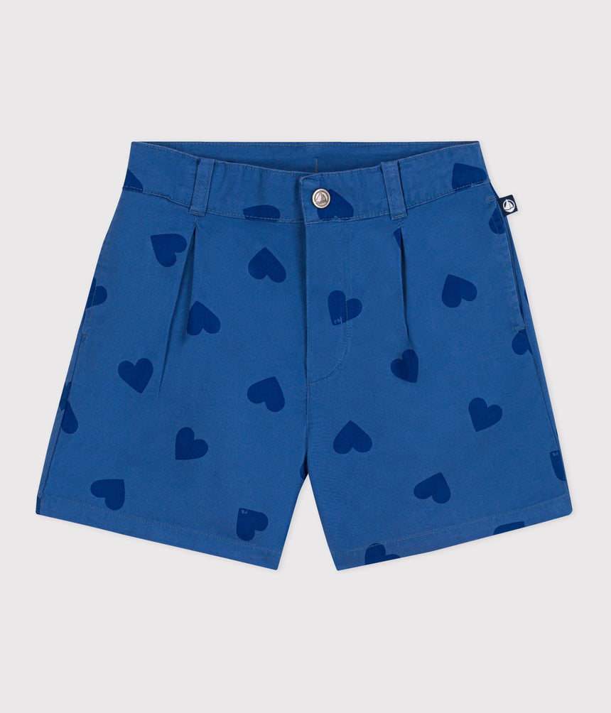 CHILDRENS HEARTS-PETTRENED COTTON SHORTS