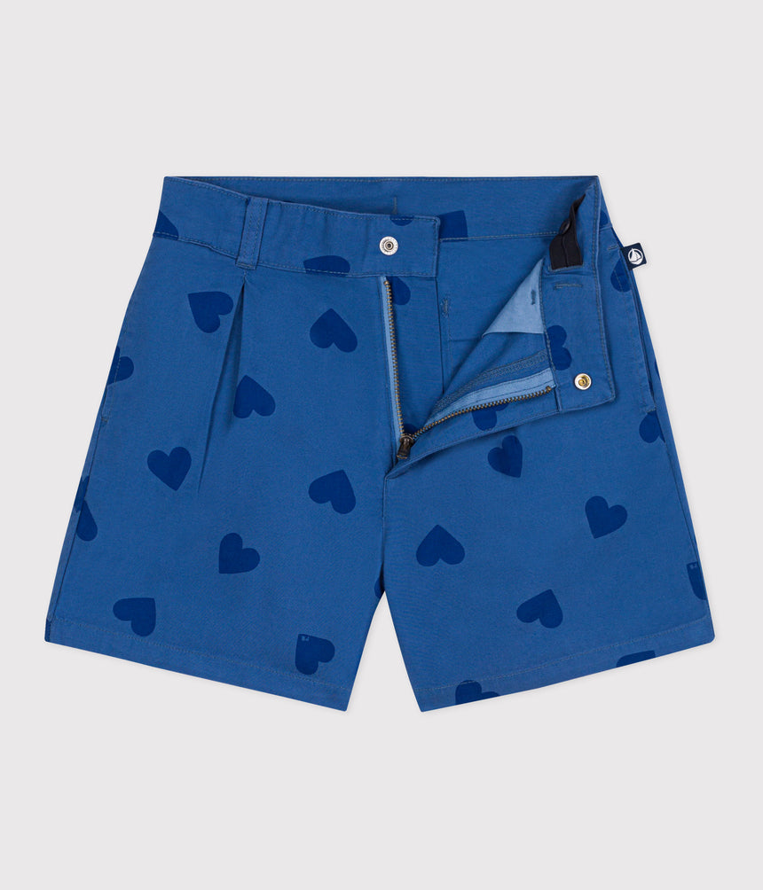 CHILDRENS HEARTS-PETTRENED COTTON SHORTS