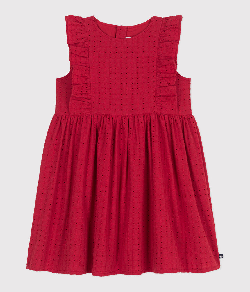CHILDRENS SLEEVLESS COTTON DRESS