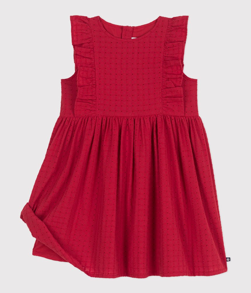 CHILDRENS SLEEVLESS COTTON DRESS