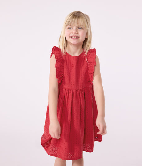 CHILDRENS SLEEVLESS COTTON DRESS