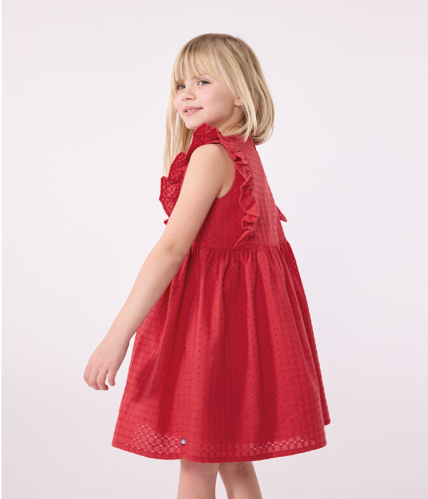 CHILDRENS SLEEVLESS COTTON DRESS