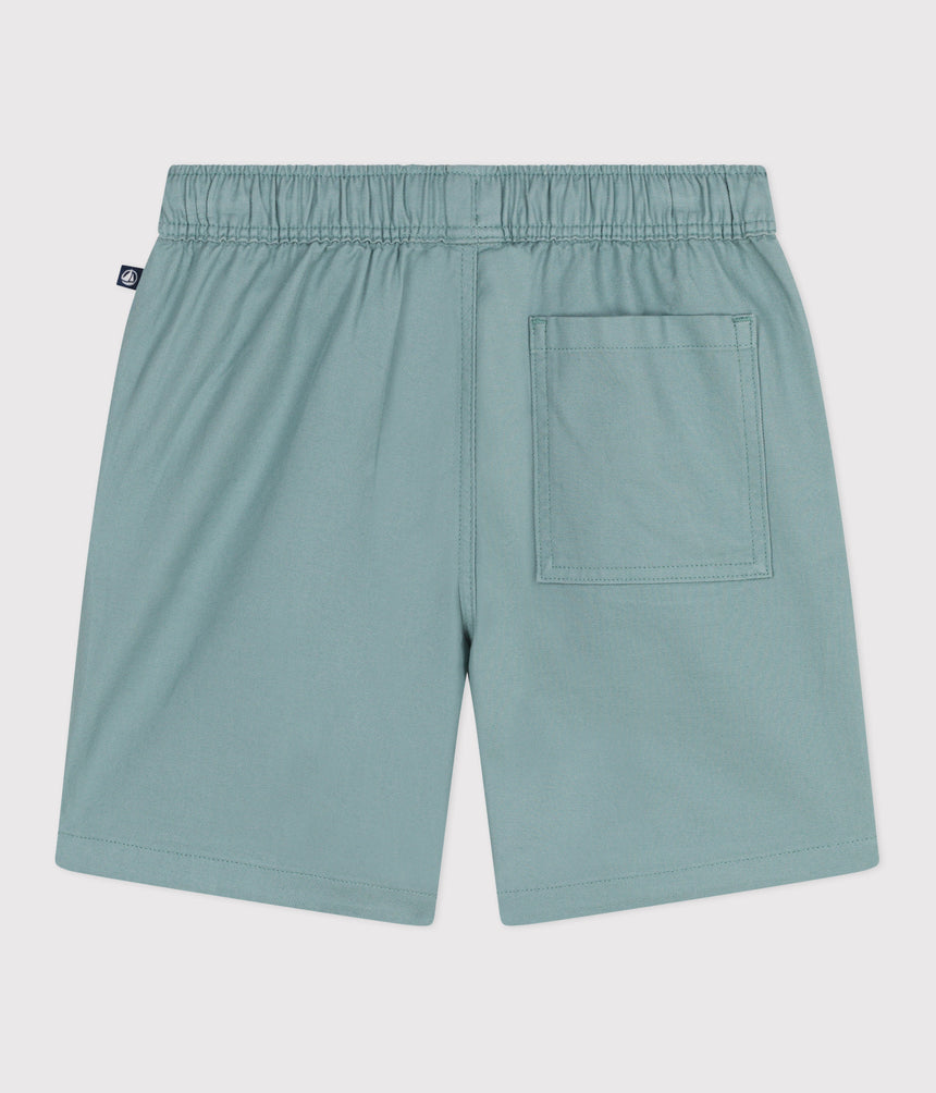 CHILDREN'S BERMUDA SHORTS IN PLAIN COTTON