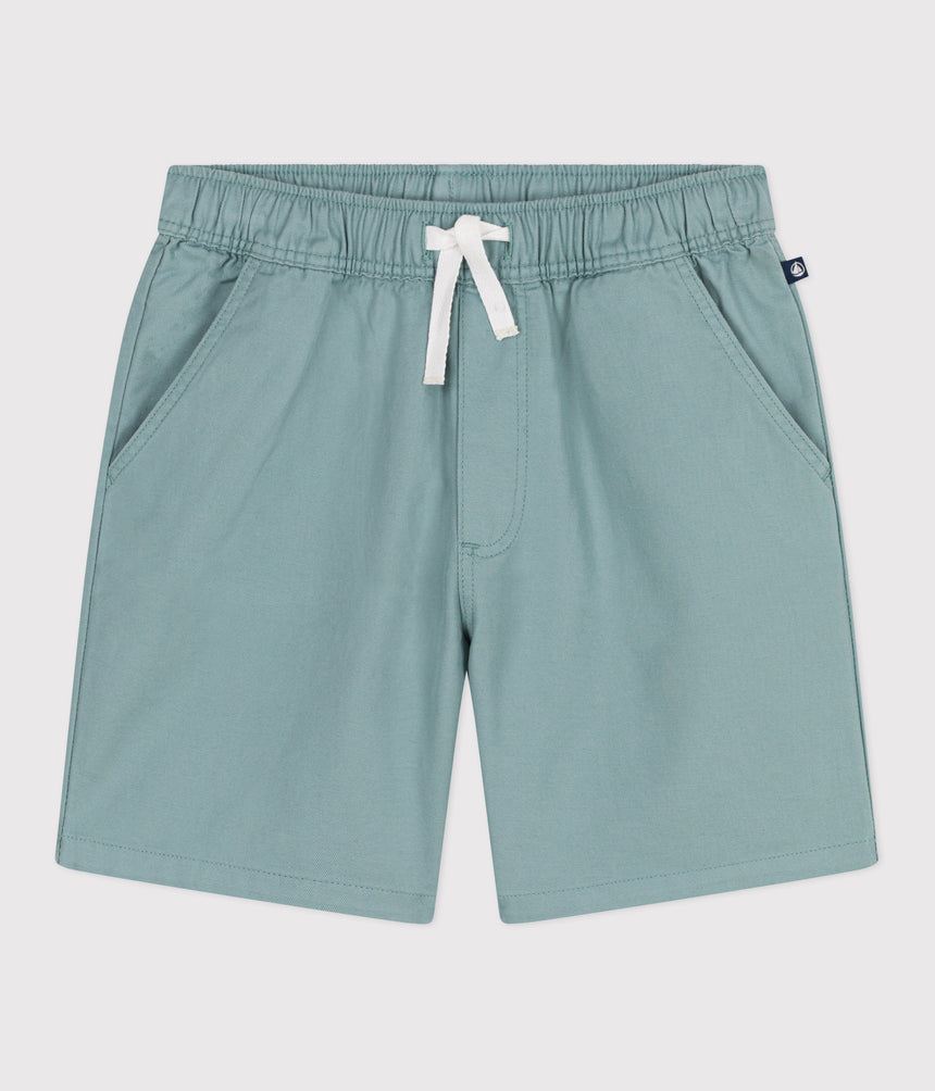 CHILDREN'S BERMUDA SHORTS IN PLAIN COTTON