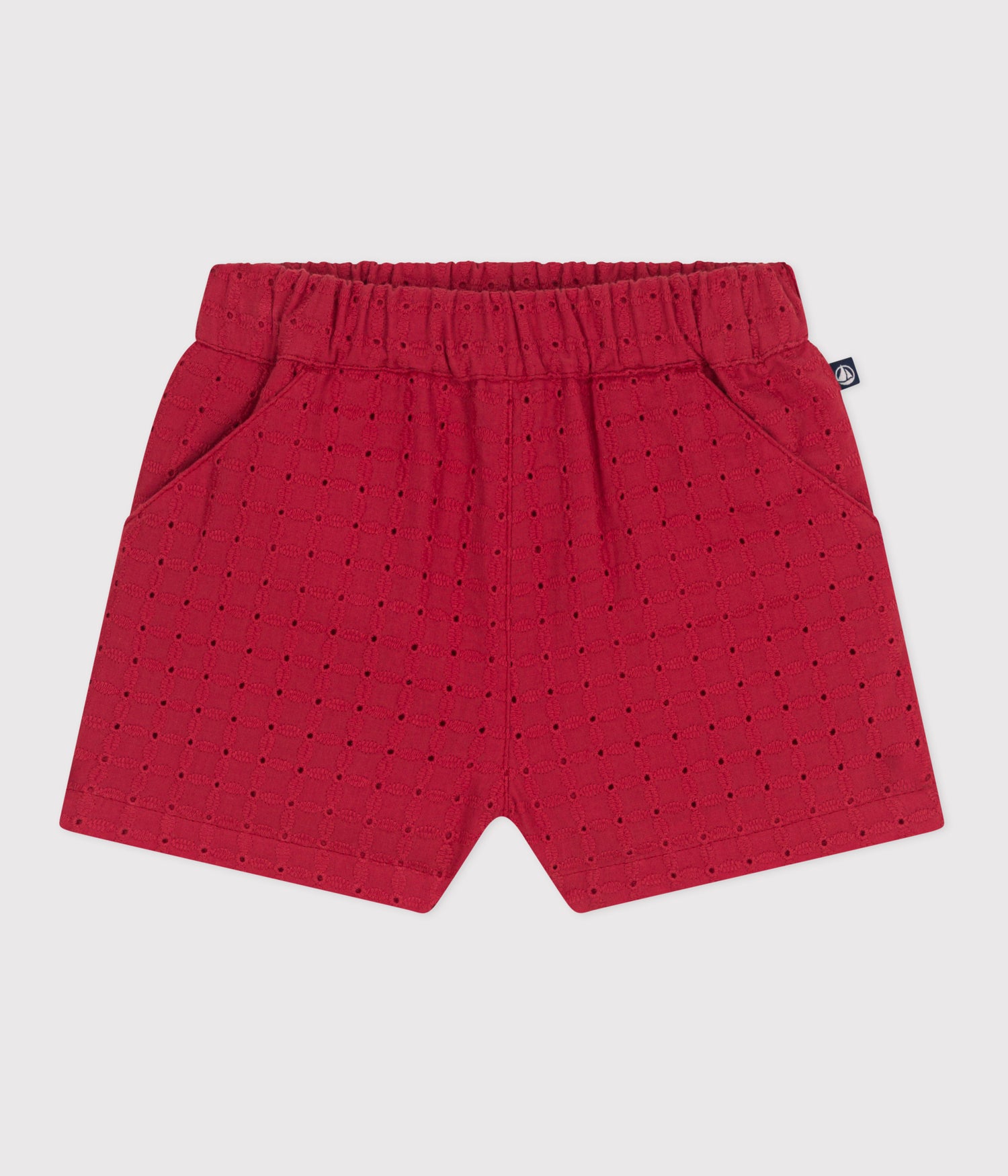 BABIES' POPLIN & BRODERIE ANGLAISE SHORT BABIES' POPLIN & BRODERIE ANGLAISE SHORT