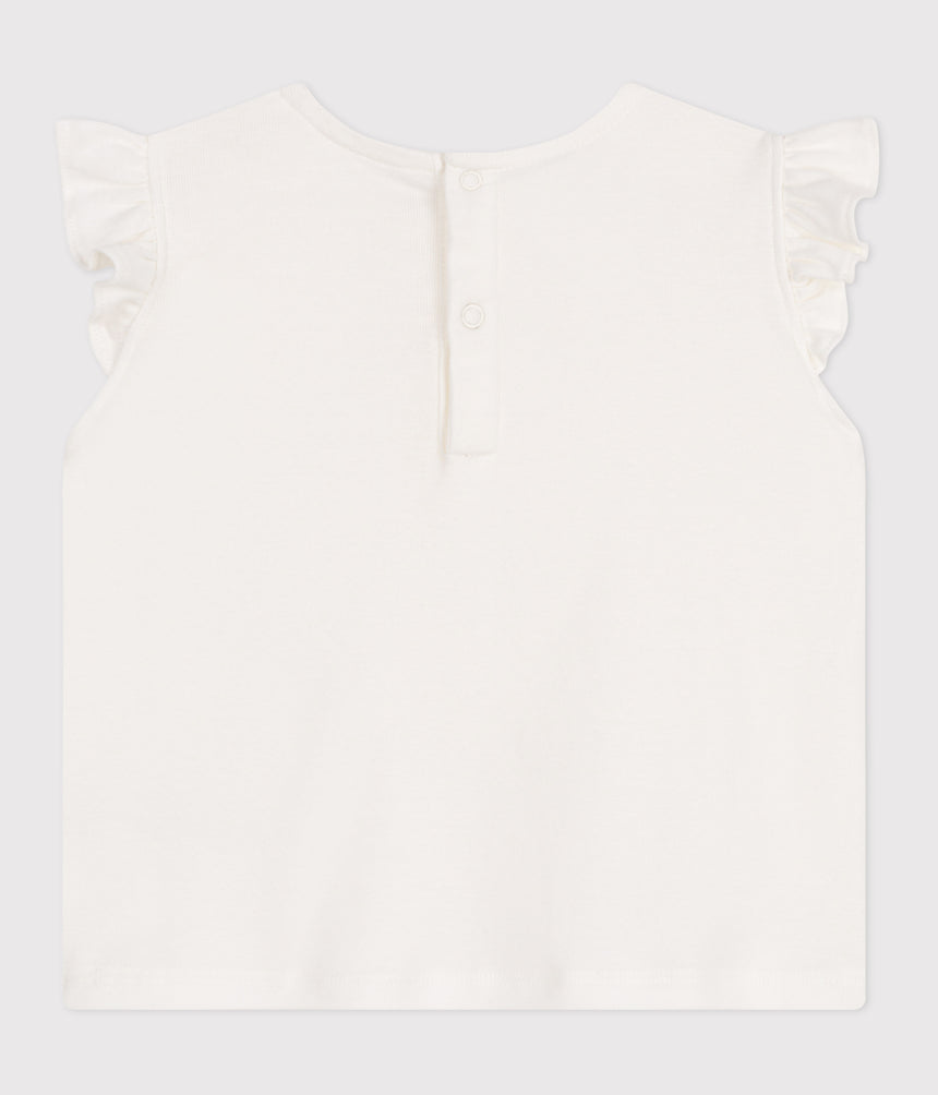 BABIES' SLEEVELESS COTTON BLOUSE