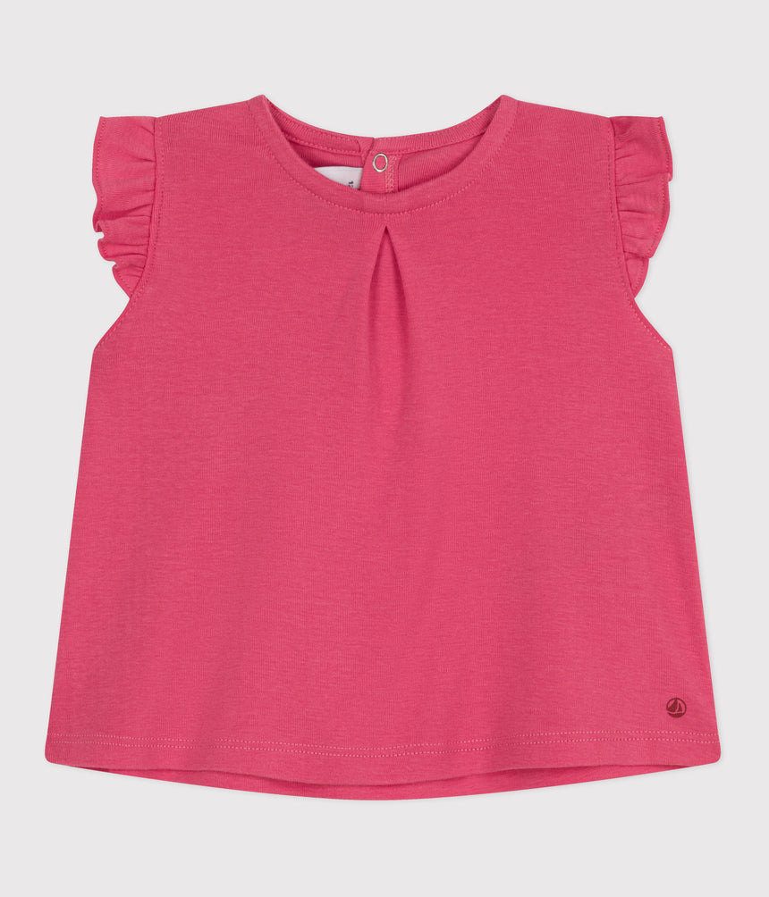 BABIES SLEEVELESS COTTON BLOUSE