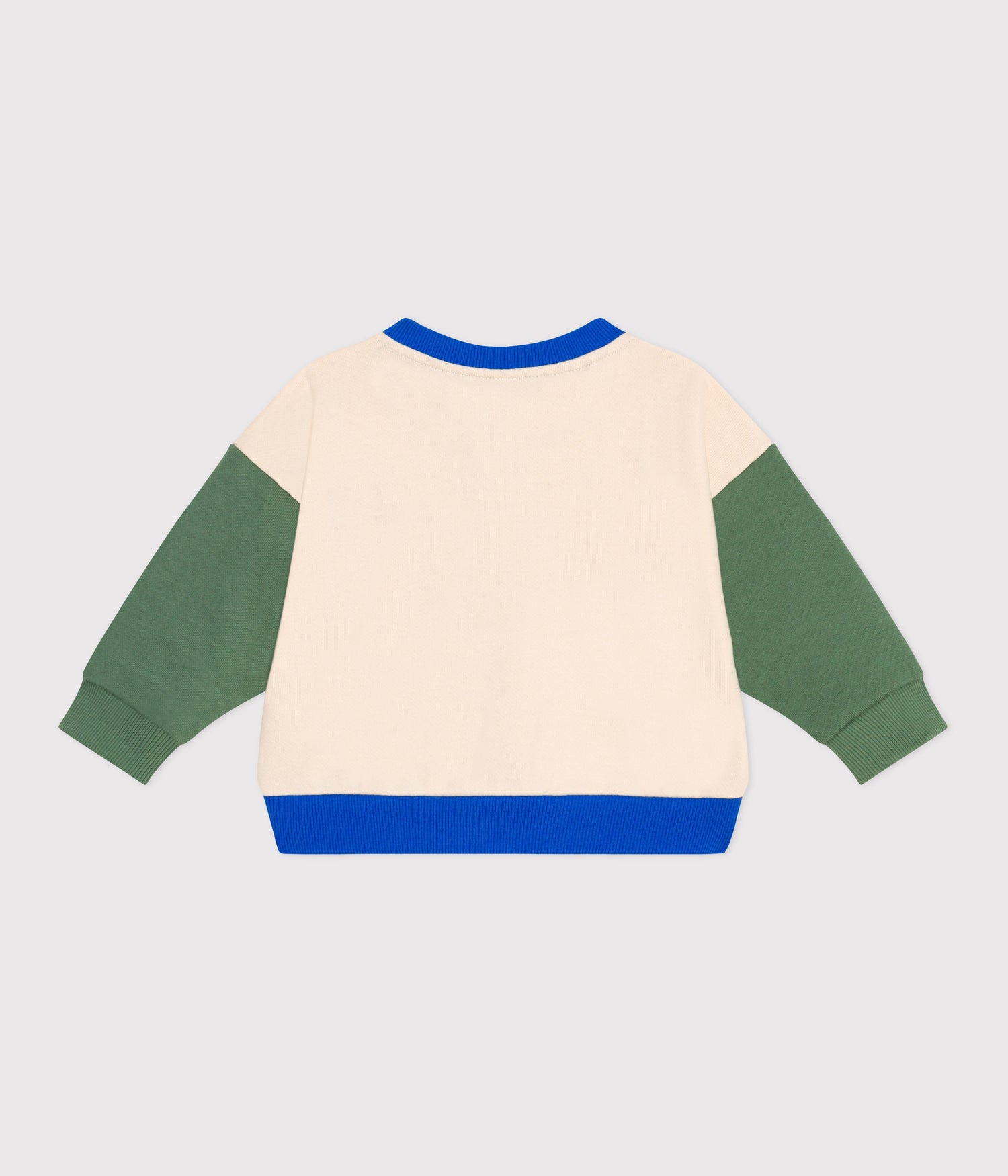 BABIES VARSITY-STYLE JACKET IN COLOUR BLOCK COTTON BABIES VARSITY-STYLE JACKET IN COLOUR BLOCK COTTON