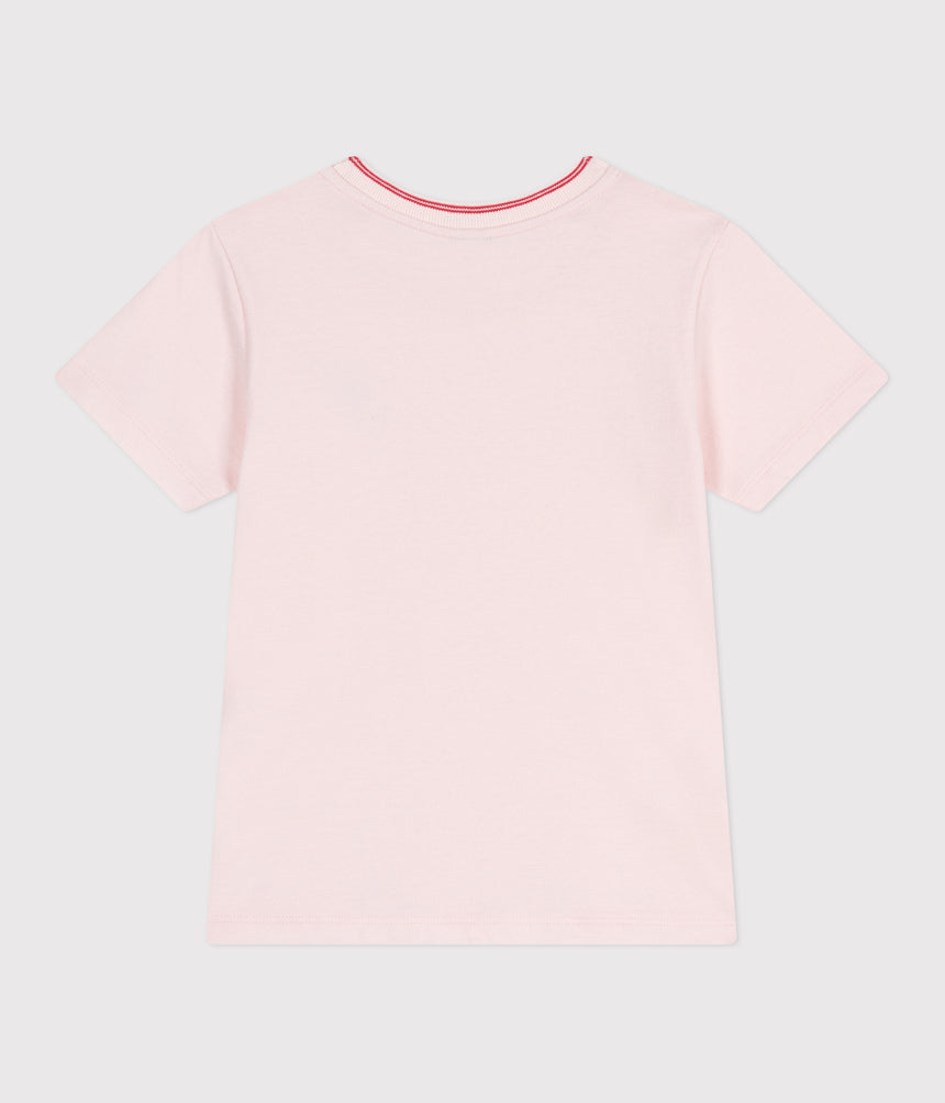 CHILDREN'S PLAIN SHORT-SLEEVED COTTON T-SHIRT